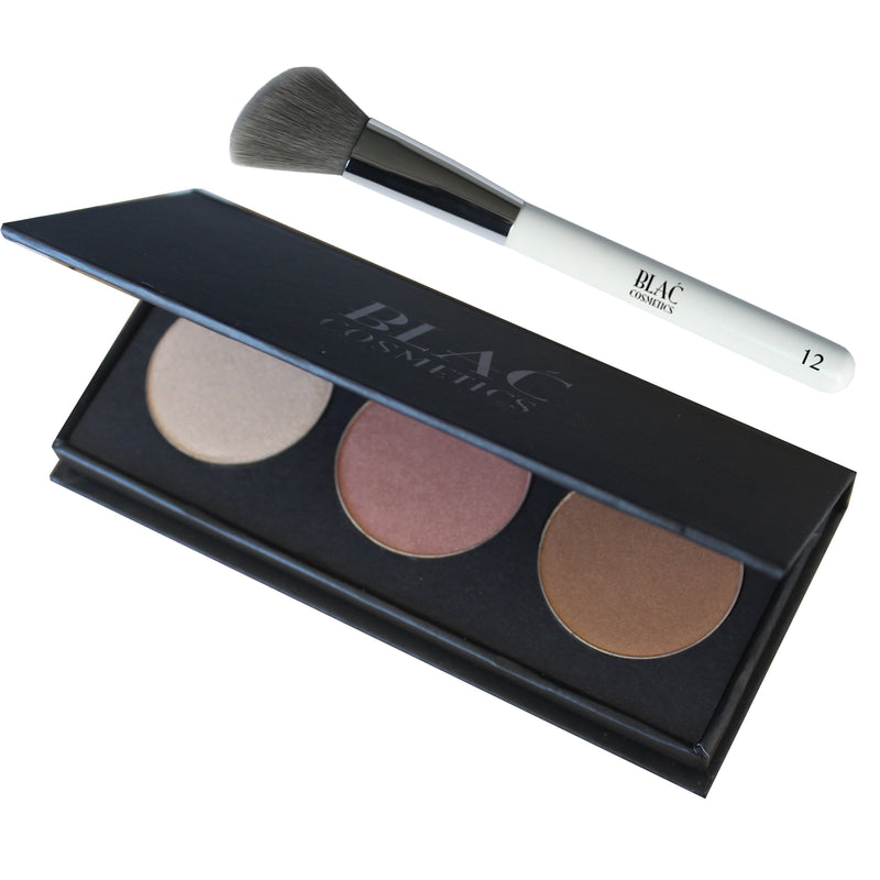 Illuminating Highlight, Blush and Contour Palette + Refills